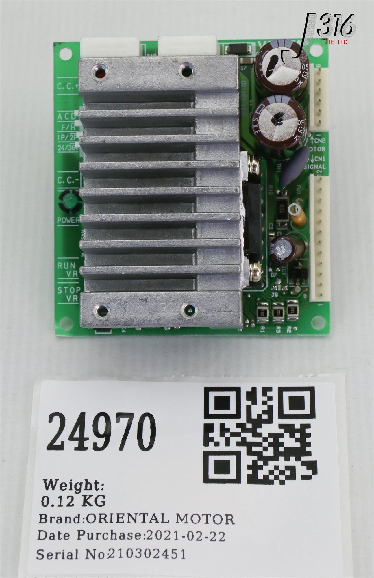 24970 ORIENTAL MOTOR PCB, 2-PHASE STEPPING MOTOR DRIVER CSD2109-P